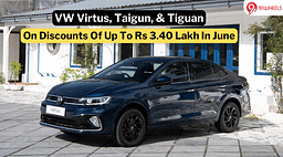 Volkswagen Virtus, Taigun, & Tiguan Get Discount Of Up To Rs 3.40 Lakh