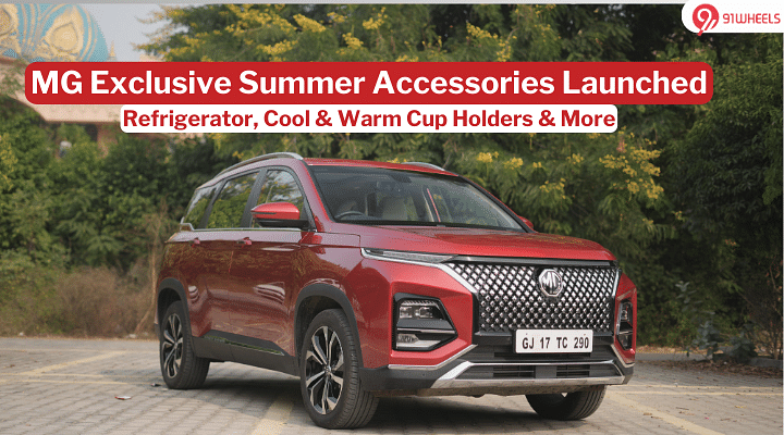 MG Hector, Astor, Gloster, ZS EV & Comet EV Gets New Accessories