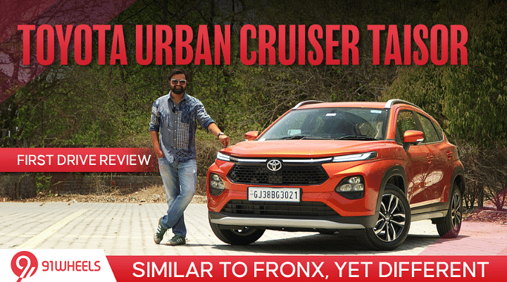 Toyota Urban Cruiser Taisor First Drive Review - Similar To Fronx, Yet ...