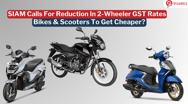 SIAM Requests Government To Lower GST To 12-18% On 2-Wheelers