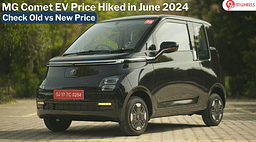 MG Comet EV Price Hiked In June 2024: Check New vs Old Price Here