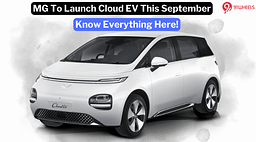 MG Cloud EV To Debut In India This September - Here Are The Top Things To Know!