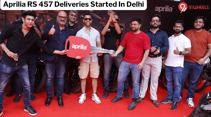 Aprilia RS 457 Deliveries Started In Delhi, New Motoplex Store Opened