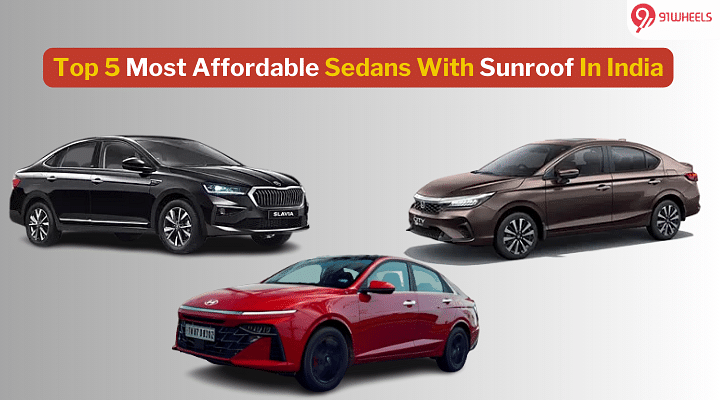 Top 5 Most Affordable Sedans With Sunroof In India: Verna, Slavia, & More