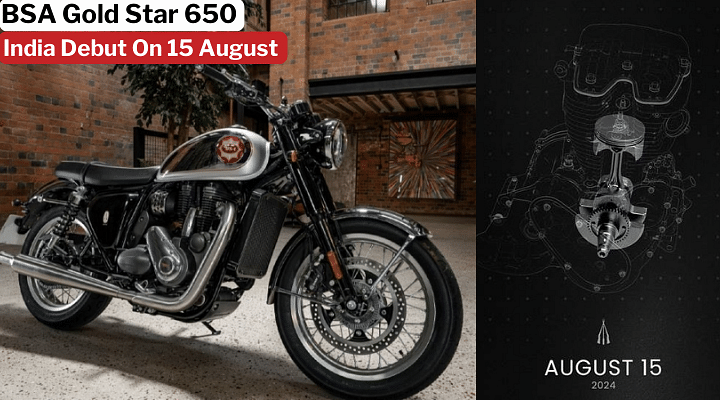BSA Gold Star 650 India Debut On 15 August - Read Details!