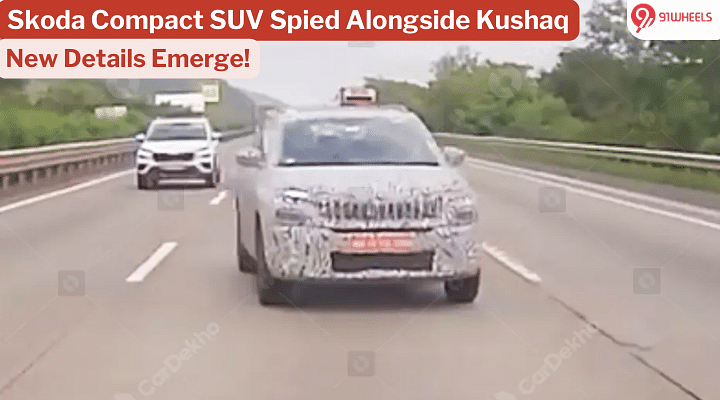 Skoda Compact SUV Spied Alongside Kushaq: Mahindra XUV 3XO Rival
