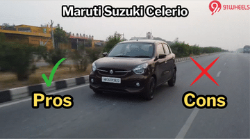 Maruti Celerio Top Pros And Cons: Know Before Buying
