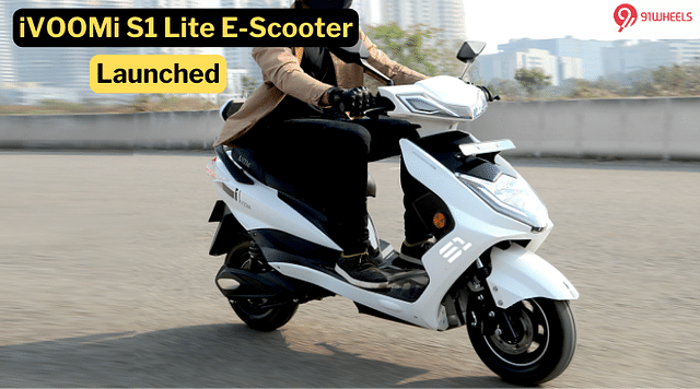iVOOMi S1 Lite E-Scooter Launched, Starting At Rs 54,999 - All Details Here