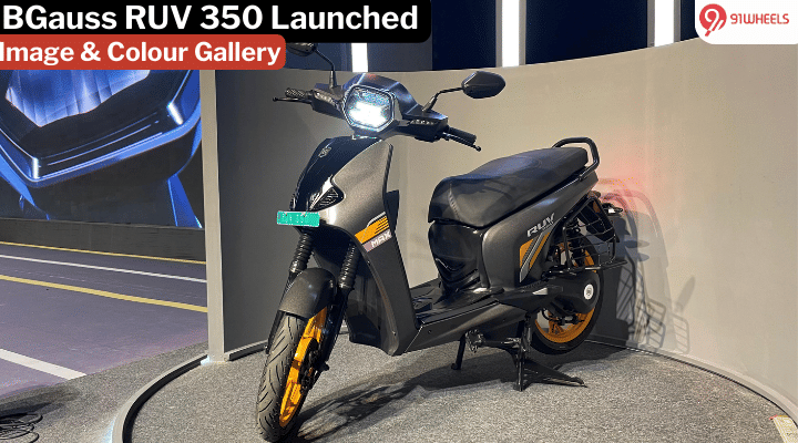 BGauss RUV 350 Debuts: Check Image And Colour Gallery Here BGauss RUV 350 Debuts: Check Image And Colour Gallery Here