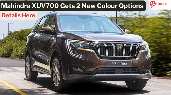 Mahindra XUV700 Introduces 2 New Colour Options