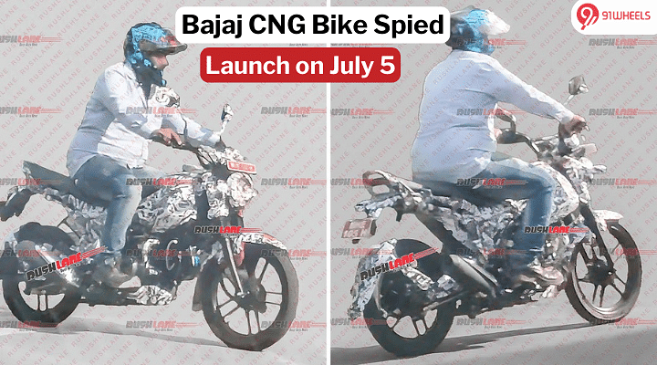 Bajaj CNG Bike Spied Again - Only 12 Days Left For Launch