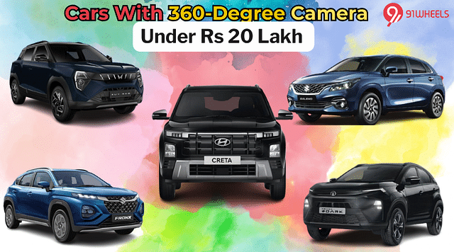 Cars With 360-Degree Camera Under Rs 20 Lakh In India