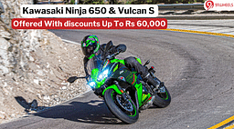 Kawasaki Ninja 650 & Vulcan S Now Available With Up To Rs 60,000 Discount