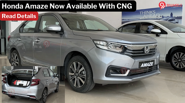 Honda Amaze With Company-Fitted CNG Is Here, Available At Additional Cost Of Rs 78,000