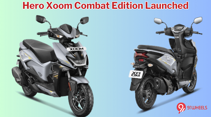 Hero Xoom 110 Combat Edition Launched At Rs 80,967