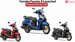 Yamaha Fascino S Model Launched at Rs 93,730 - Gets New Feature