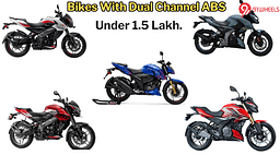 Bikes With Dual Channel ABS Under Rs 1.5 lakh. Take A Look