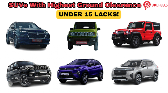 SUVs With Highest Ground Clearance Under Rs 15 Lakh