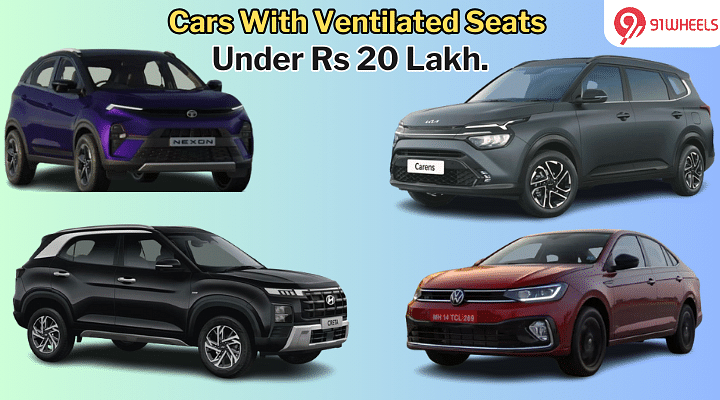 Cars With Ventilated Seats Under Rs 20 Lakh in India