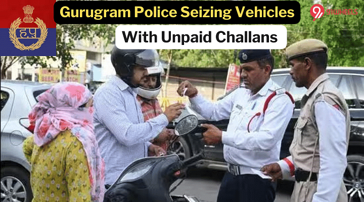 Gurugram Police On A Mission To Impound Vehicles With Unpaid Challans.