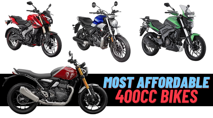 Cheapest 400cc Bikes In India - From Bajaj Pulsar NS400z To Triumph ...