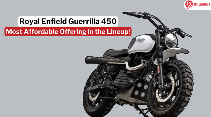 Royal Enfield Guerrilla 450 to be Positioned as the Most Affordable Offering in the Lineup; Details