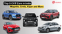 Most Affordable CVT Cars in India