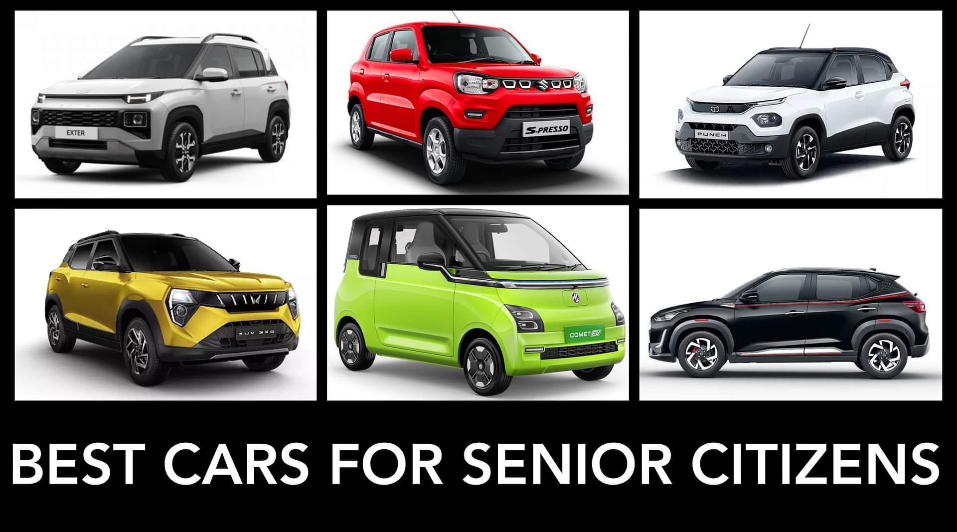 Best Cars For Elderly And Senior Citizen Drivers Under Rs 10 Lakh