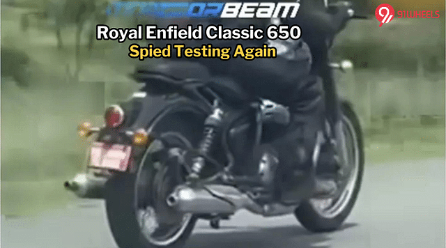 Royal Enfield Classic 650 Spotted Again With Removable Rear Seat