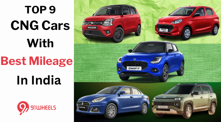 Top 9 CNG Cars With Best Mileage In India: Under Rs 10 Lakh Top 9 CNG Cars With Best Mileage In India: Under Rs 10 Lakh