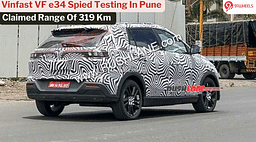 Vinfast VF e34 SUV Clearest Spy Shots Out: Check All Details Here!