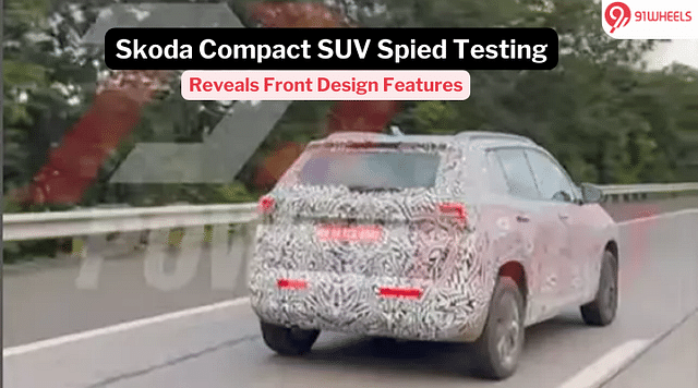 Skoda Compact SUV Spied Testing: Chalks Out Fresh Design Features
