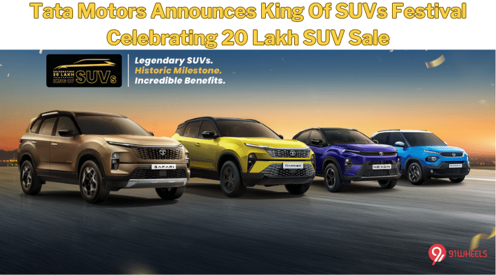 Tata Motors Announces King Of SUVs Festival Celebrating 20 Lakh SUV Sale Tata Motors Announces King Of SUVs Festival Celebrating 20 Lakh SUV Sale