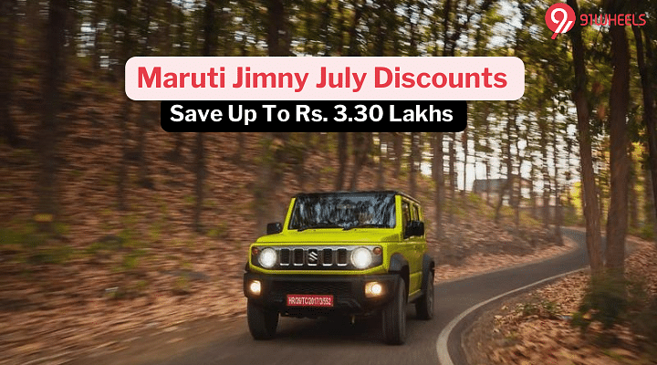 Maruti Jimny Gets Up To Rs. 3.3 Lakhs In Discounts This July