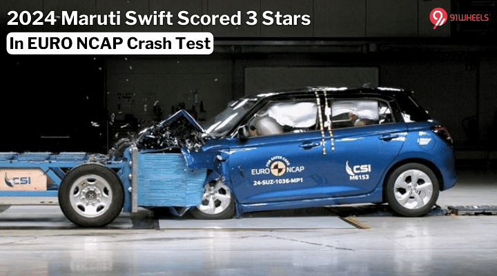 4th Gen Maruti Swift Scored 3 Star Rating In Euro NCAP Crash Test