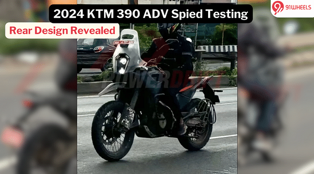 2024 KTM 390 ADV Spied Testing: Rear Design & More Revealed