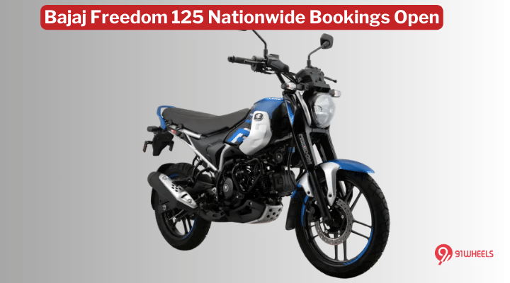 Bajaj Freedom 125 CNG Motorcycle Nationwide Bookings Open, Pune Deliveries Started Bajaj Freedom 125 CNG Motorcycle Nationwide Bookings Open, Pune Deliveries Started