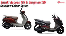 Suzuki Access 125 & Burgman Street 125 Gets New Colour Option - See Images!