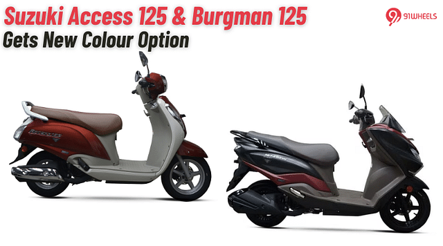 Suzuki Access 125 & Burgman Street 125 Gets New Colour Option - See Images!