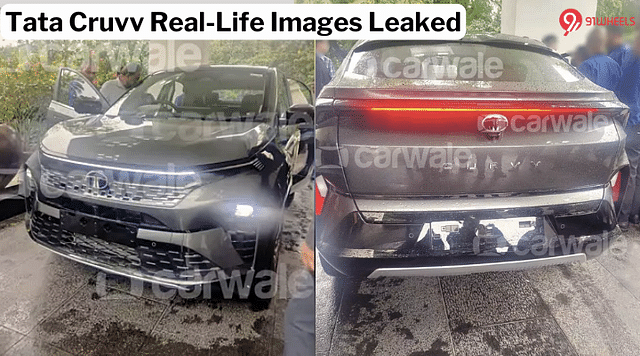Real World Images Of Upcoming Tata Curvv Leaked Ahead Of Launch