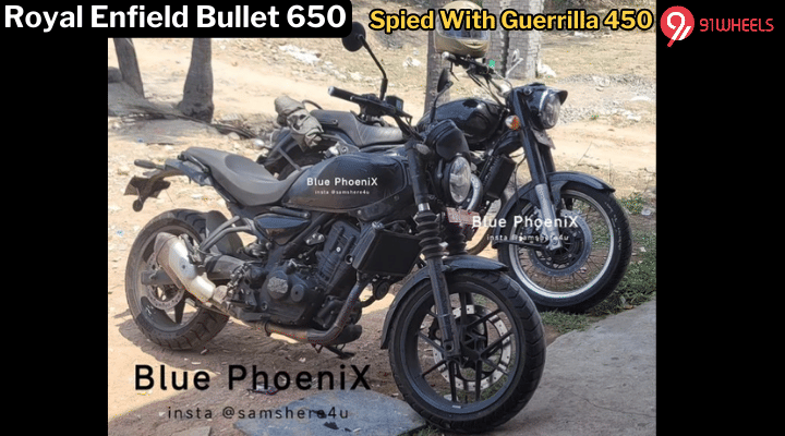 Royal Enfield Bullet 650 Spied Along With Guerrilla 450 - Launch By Diwali? Royal Enfield Bullet 650 Spied Along With Guerrilla 450 - Launch By Diwali?