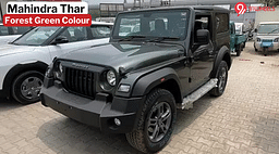 2024 Mahindra Thar New Forest Green Colour Reaches Dealerships