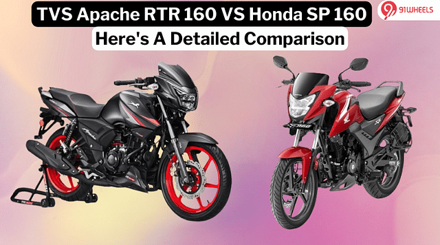 TVS Apache RTR 160 VS Honda SP 160: A Detailed Comparison!