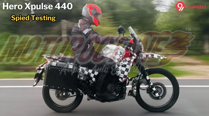 Upcoming Hero Xpulse 440 Bike Spied Testing With Touring Accessories Upcoming Hero Xpulse 440 Bike Spied Testing With Touring Accessories