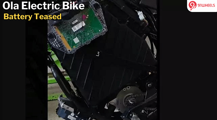 Upcoming Ola Electric Bike Battery Teased Online - Check Details