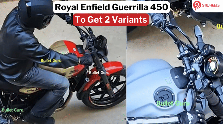 Royal Enfield Guerrilla 450 Will Get Two Variants - Check Details Here Royal Enfield Guerrilla 450 Will Get Two Variants - Check Details Here