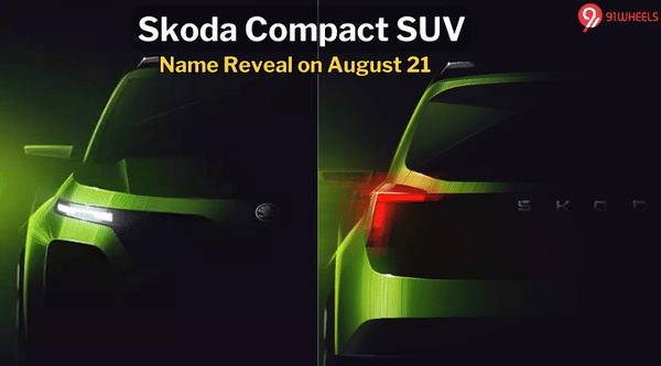 Upcoming Skoda Compact SUV Name Reveal On August 21