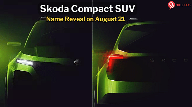 Upcoming Skoda Compact SUV Name Reveal On August 21