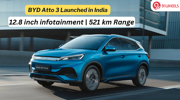 New BYD Atto 3 Launched in India at Rs 24.99 lakh, Major Hit for the ZS EV: Details