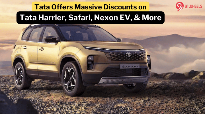 Tata Nexon EV, Punch EV, Harrier, & More Offered With Up To Rs 1.40 Lakh Discount Tata Nexon EV, Punch EV, Harrier, & More Offered With Up To Rs 1.40 Lakh Discount